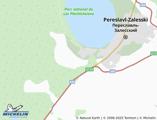MICHELIN Bol'shiye Sokol'niki map - ViaMichelin