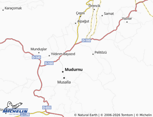 Mappa MICHELIN Karataş - ViaMichelin
