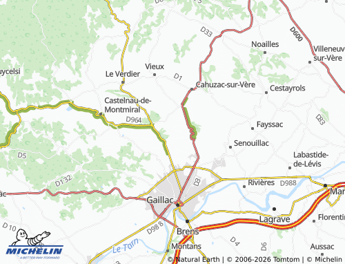 Mappa MICHELIN Broze - ViaMichelin