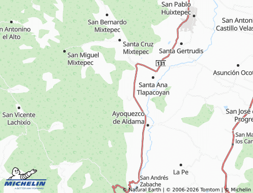 MICHELIN Guegovela map - ViaMichelin