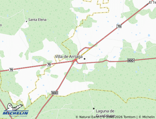 Mappa MICHELIN Arnulfo Vázquez Camarillo - ViaMichelin