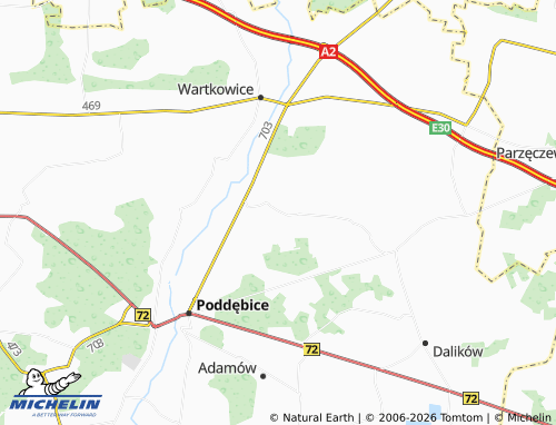 MICHELIN Nowa Wieś map - ViaMichelin