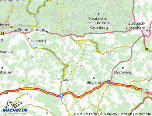 MICHELIN-Landkarte Wüllersdorf - ViaMichelin