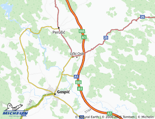 MICHELIN Urija map - ViaMichelin