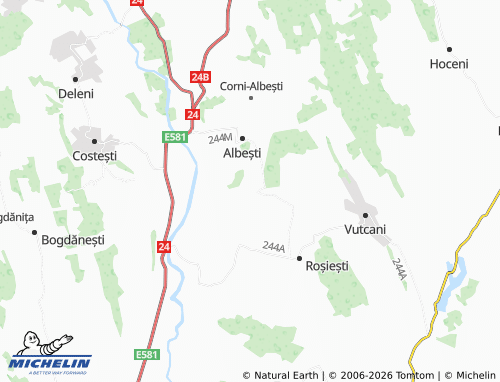 MICHELIN Rediu map - ViaMichelin