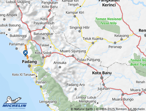 MICHELIN Sijunjung map - ViaMichelin