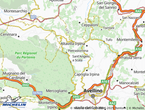 Carte MICHELIN Case Rossi - ViaMichelin