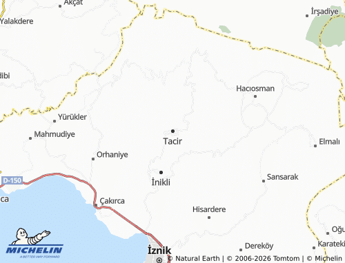 Mappa MICHELIN Tacir - ViaMichelin