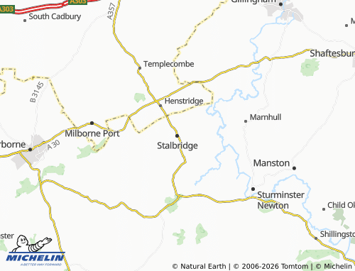 Carte MICHELIN Stalbridge - ViaMichelin