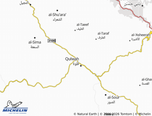 Carte MICHELIN al-Rabwah - ViaMichelin