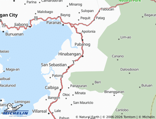 MICHELIN Binobucalan map - ViaMichelin