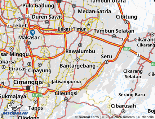 MICHELIN Bantargebang map - ViaMichelin