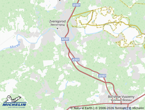 Carte MICHELIN Vvedenskoye - ViaMichelin