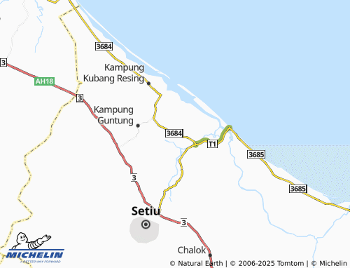 MICHELIN Kampung Saujana map - ViaMichelin