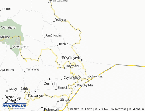 MICHELIN Türkoğlu map - ViaMichelin