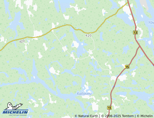 MICHELIN Kuomiokoski map - ViaMichelin