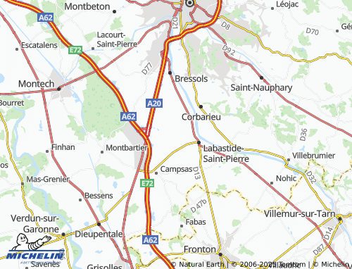 Mapa MICHELIN Coupiac - ViaMichelin