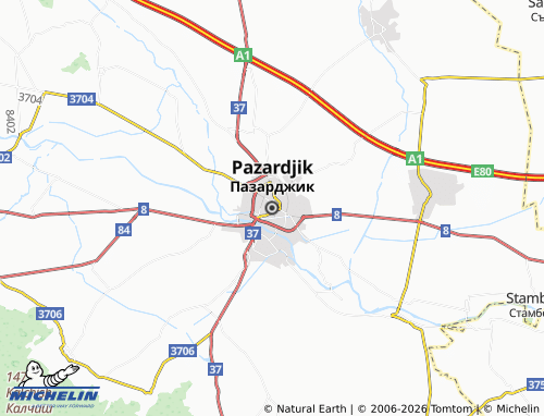 Mapa MICHELIN Pazardzhik - ViaMichelin