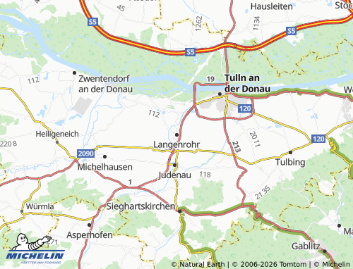 Mapa MICHELIN Langenrohr - ViaMichelin