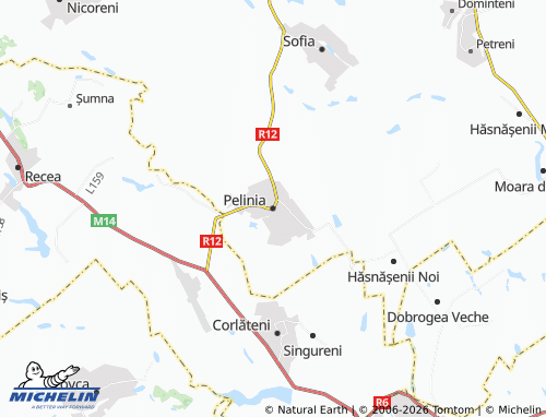 Kaart MICHELIN Pelinia - ViaMichelin
