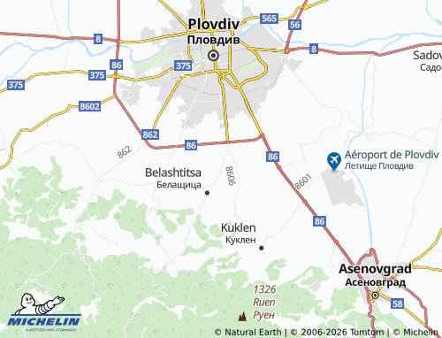 MICHELIN-Landkarte Branipole - ViaMichelin
