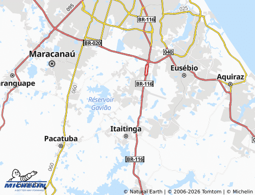 Carte MICHELIN Gereraú - ViaMichelin