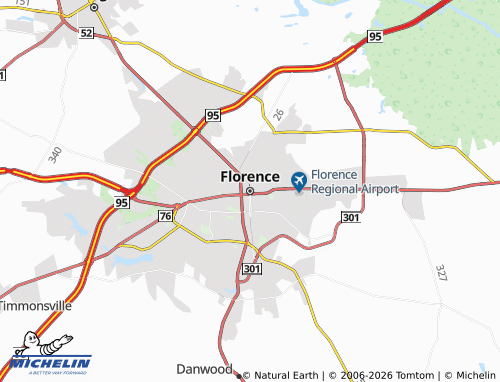 Carte MICHELIN Florence - ViaMichelin