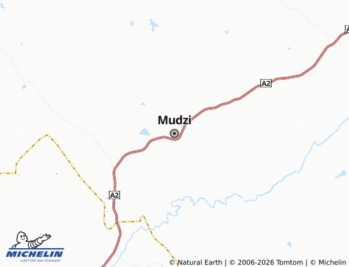 MICHELIN Mudzi map - ViaMichelin