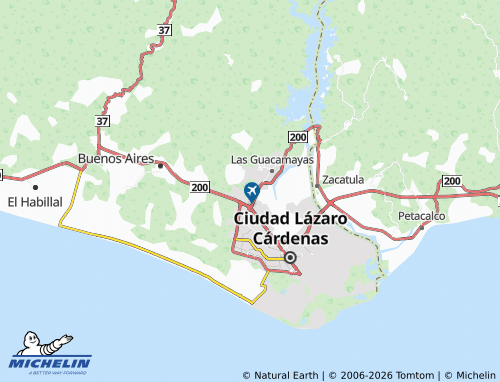 Mapa MICHELIN Flamingo Segundo Sector - ViaMichelin
