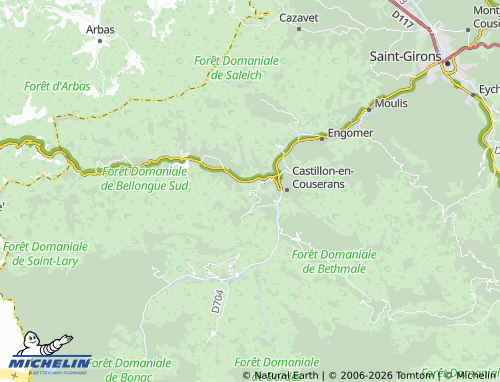 MICHELIN Sor map - ViaMichelin