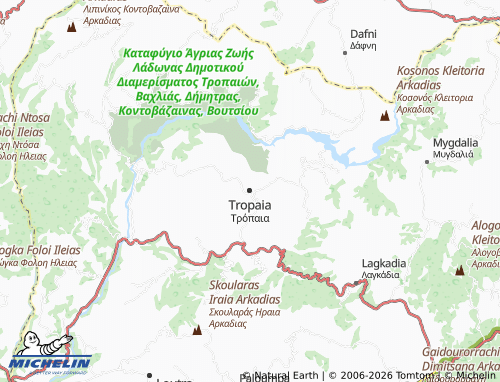 MICHELIN Tropaia map - ViaMichelin