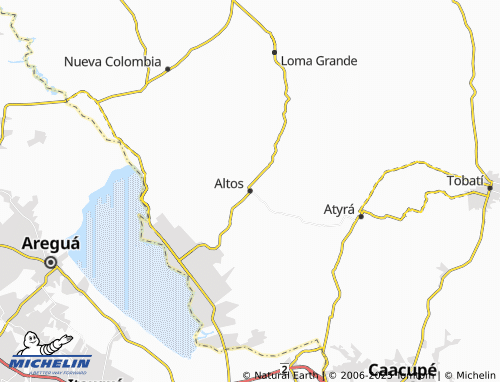 MICHELIN Altos map - ViaMichelin