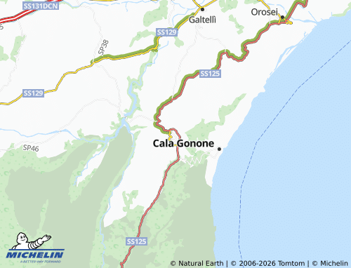 Mapa MICHELIN Dorgali - ViaMichelin