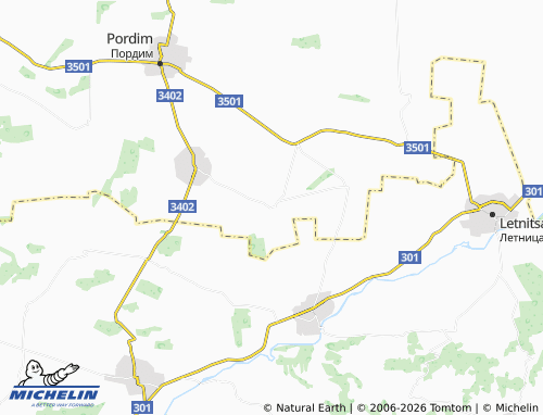 MICHELIN Kateritsa map - ViaMichelin