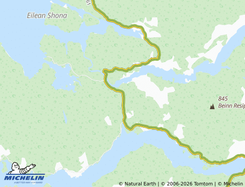 Carte MICHELIN Ardshealach - ViaMichelin