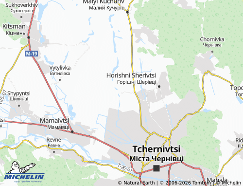 Mappa MICHELIN Shubranets - ViaMichelin
