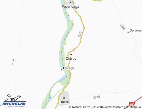 Mapa MICHELIN Ostrov - ViaMichelin
