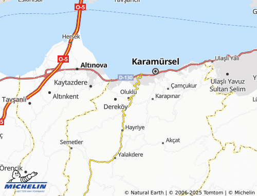 Mappa MICHELIN Oluklu - ViaMichelin