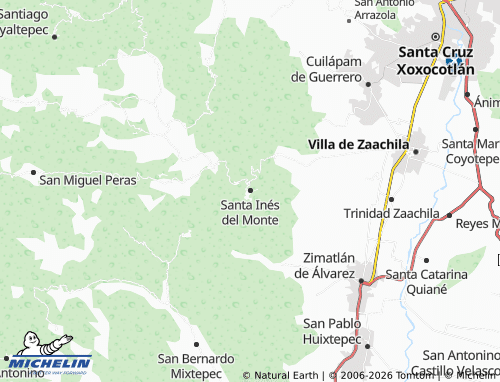 MICHELIN Santa Inés del Monte map - ViaMichelin