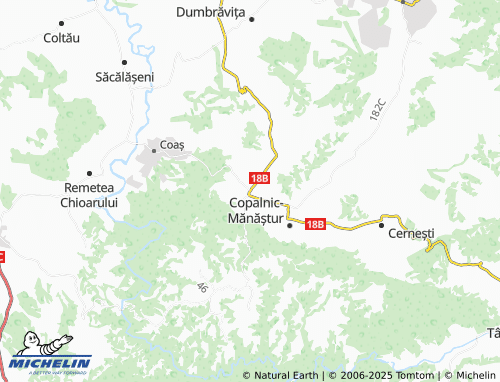 MICHELIN-Landkarte Copalnic - ViaMichelin