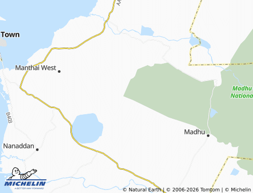 Mapa MICHELIN Parappukadanthan East - ViaMichelin