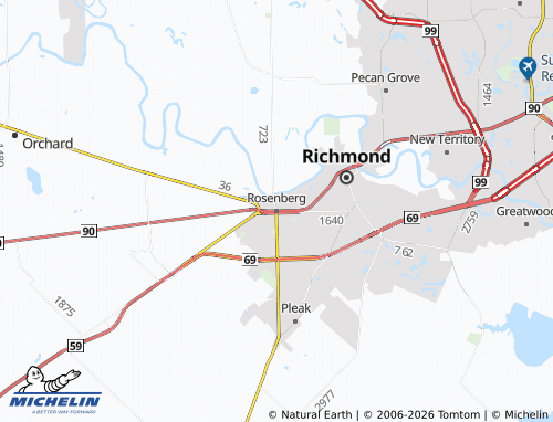Mappa MICHELIN Rosenberg - ViaMichelin