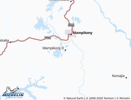 MICHELIN Mampikony II map - ViaMichelin