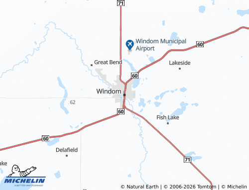 Mappa MICHELIN Windom - ViaMichelin