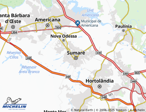 MICHELIN Vila Santana map - ViaMichelin