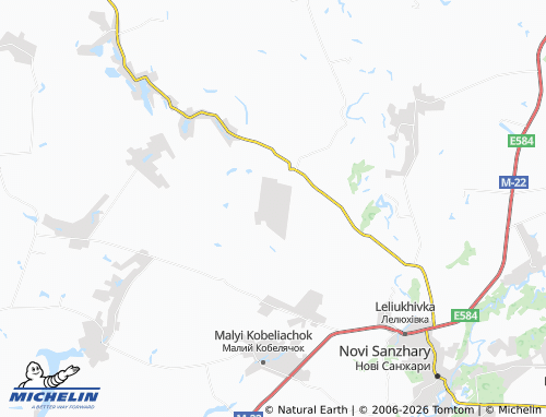 MICHELIN Koby map - ViaMichelin