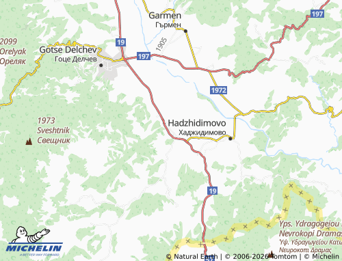 Carte MICHELIN Koprivlen - ViaMichelin