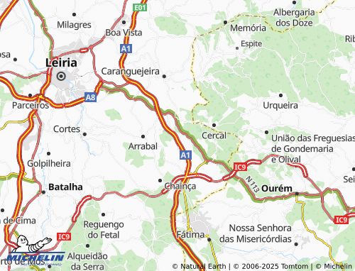 Mappa MICHELIN Gordaria - ViaMichelin
