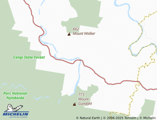 MICHELIN Jackadgery map - ViaMichelin