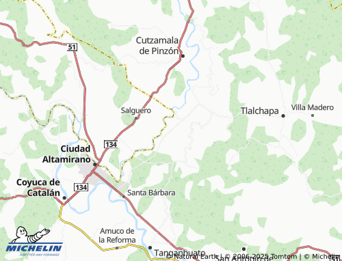 MICHELIN La Bolsa map - ViaMichelin